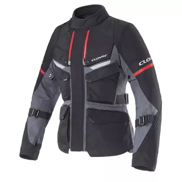 Clover Scout 5 Wp Lady мотокуртка Red Black Черный