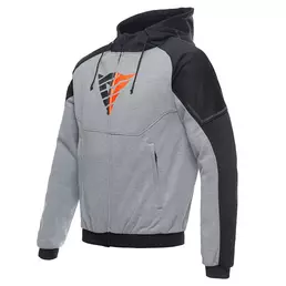 Dainese Daemon-x Zip худи Grey Red Fluo Серый