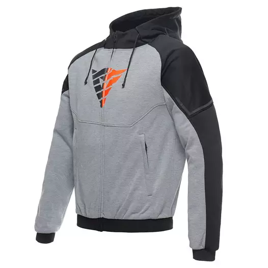 Dainese Daemon-x Zip худи Grey Red Fluo Серый (размер: 48)