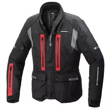 Spidi Traveler 3 H2out мотокуртка Black Red Красный