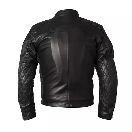 Helstons Tracker Leather мотокуртка Black Черный