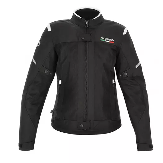 Acerbis Ruby Lady мотокуртка Black White Белый