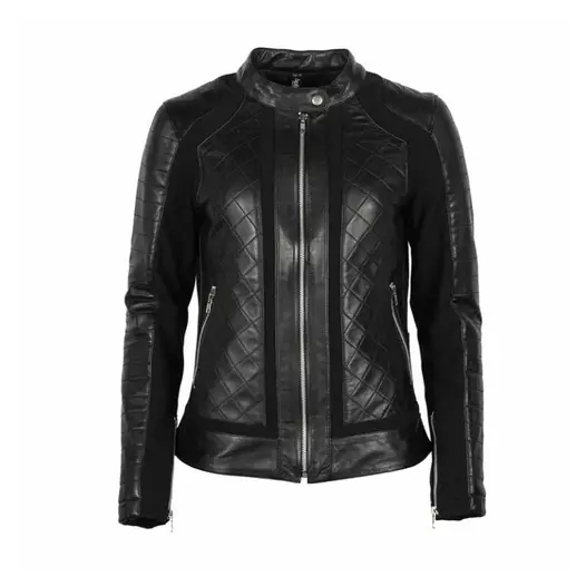Helstons Kate Lady Leather мотокуртка Black Черный (размер: m)