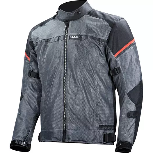 Ls2 Riva мотокуртка Black Dark Grey Red Серый (размер: m)