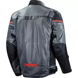 Ls2 Riva мотокуртка Black Dark Grey Red Серый