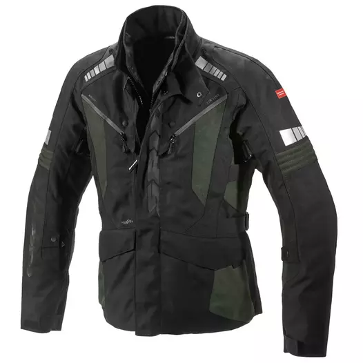 Spidi Outlander H2out мотокуртка Dark Green Black Черный (размер: m)