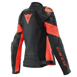Dainese Racing 4 Lady Leather мотокуртка Red Fluo Красный