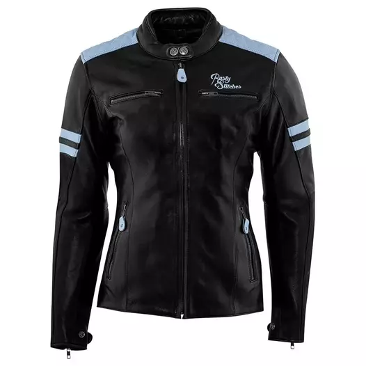 RUSTY STITCHES Joyce jacke Black / Baby Blue