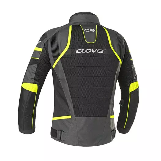 Clover Rainjet 2 Wp мотокуртка Grey Yellow Серый
