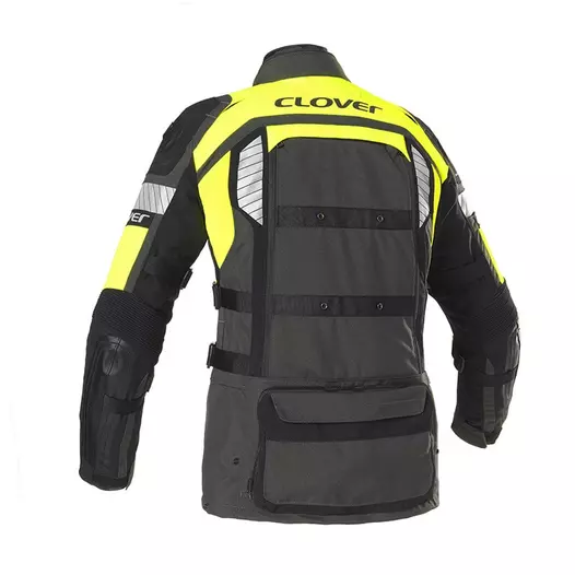 Clover Crossover 4 Wp Airbag мотокуртка Grey Yellow Серый