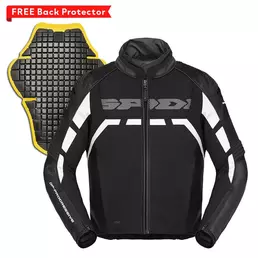 Spidi Rapid H2out мотокуртка Black White Белый