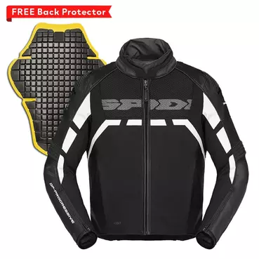 Spidi Rapid H2out мотокуртка Black White Белый