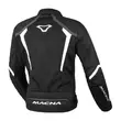 Macna Grisca Lady мотокуртка Black White Белый