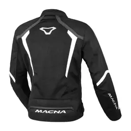 Macna Grisca Lady мотокуртка Black White Белый