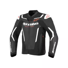 Alpinestars Gp Force V2 Leather мотокуртка Black White Белый (размер: 46)