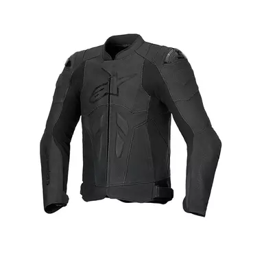 Alpinestars Dusk Airflow Leather мотокуртка Black Черный
