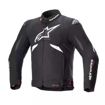 Alpinestars T-gp R V3 Drystar мотокуртка Black White Белый