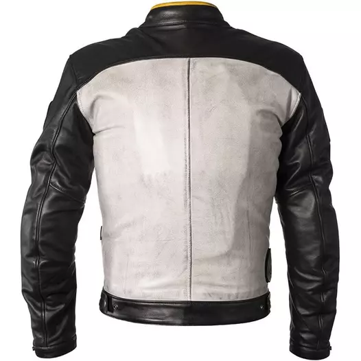 Helstons Leather мотокуртка Indy Rag White Black Белый