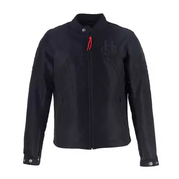 Helstons Indianapolis Leather мотокуртка Black Черный