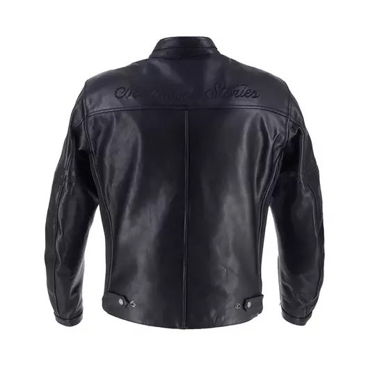 Helstons Indianapolis Leather мотокуртка Black Черный