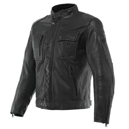 Dainese Atlas Leather мотокуртка Black Черный