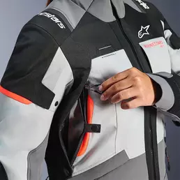 Alpinestars Stella Andes V4 Drystar мотокуртка Coral Серый