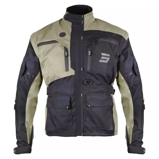 SHOT Racetech jacke Черный / Песочный (размер: m)