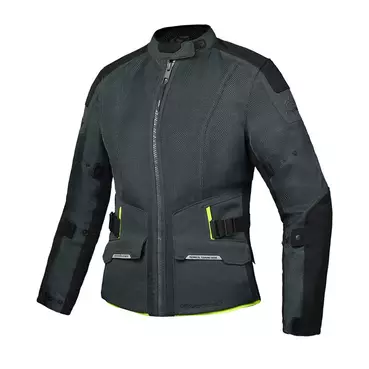 Ixon M-njord Lady мотокуртка Green Black Yellow Зеленый