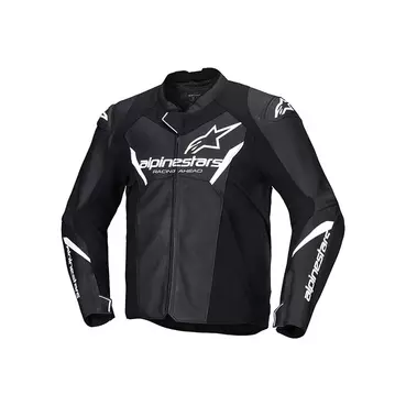 Alpinestars Faster V3 Leather мотокуртка White Белый