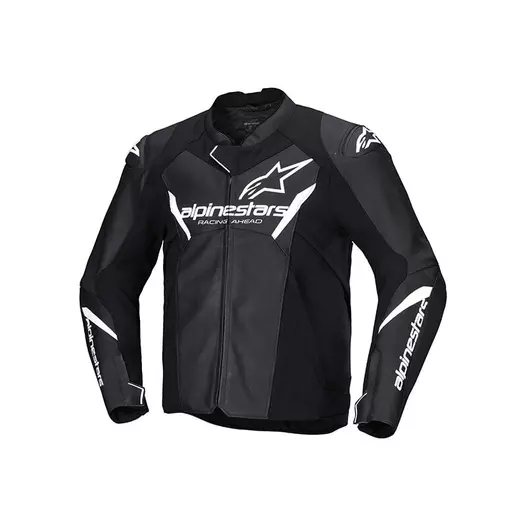 Alpinestars Faster V3 Leather мотокуртка White Белый (размер: 46)