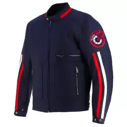 HELSTONS Vulcan jacke blue / red / beige