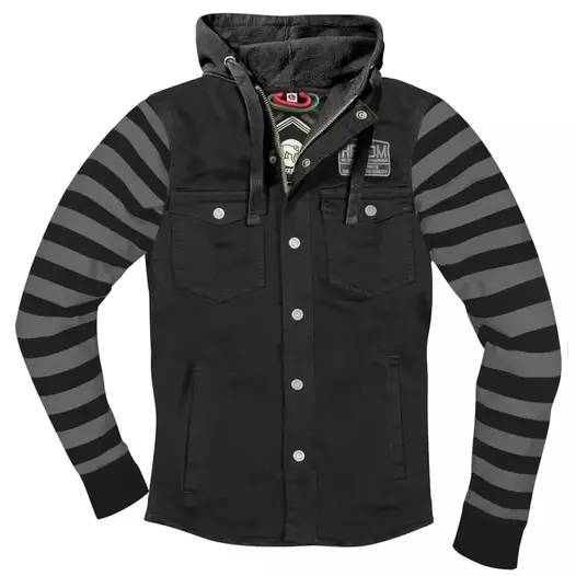 Holyfreedom Folsom Hooded Shirt мотокуртка Black Черный (размер: m)