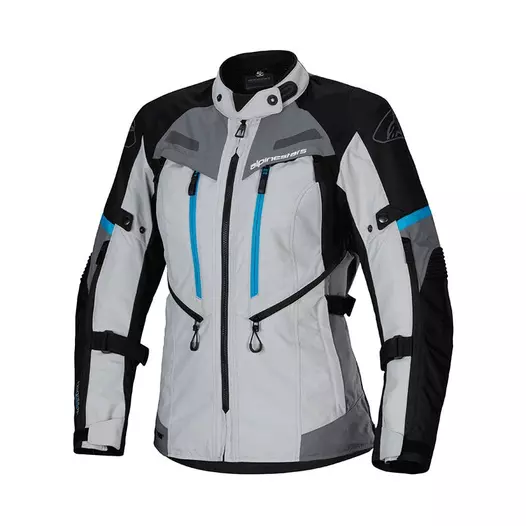 Alpinestars Stella Bogota Pro Drystar мотокуртка Cyan Серый (размер: s)