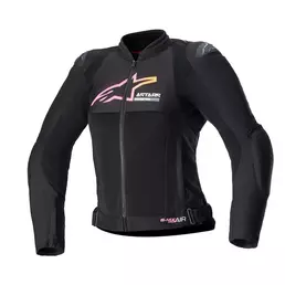 Alpinestars Stella Smx Air мотокуртка Black Yellow Pink Розовый