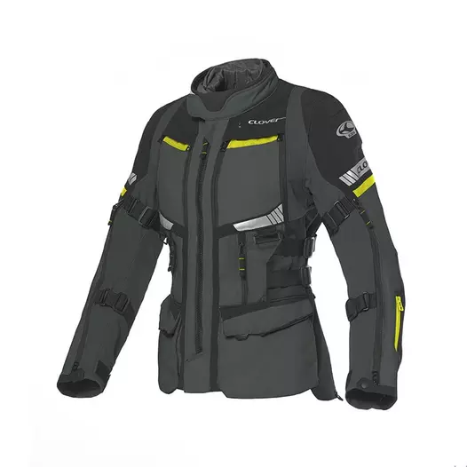 Clover Gts-5 Wp Lady мотокуртка Yellow Dark Grey Серый