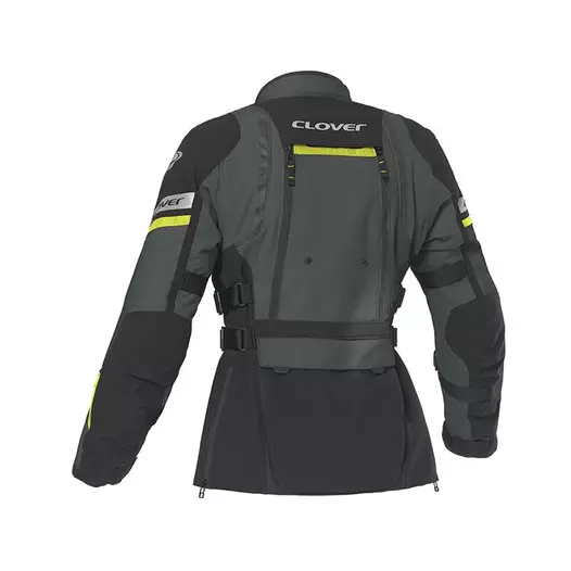 Clover Gts-5 Wp Lady мотокуртка Yellow Dark Grey Серый
