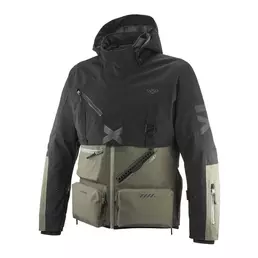 Ixon Etna мотокуртка Kaki Black Зеленый