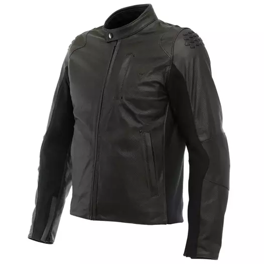 DAINESE OUTLET Istrice Perforiertes Leder jacke Коричневый (размер: 50)