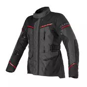 Clover Storm 4 Wp Lady мотокуртка Dark Grey Red Красный
