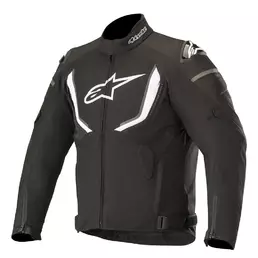 Alpinestars T-gp R V2 Waterproof мотокуртка Black White Черный