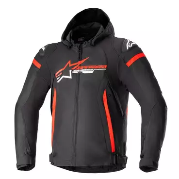 Alpinestars Zaca Waterproof мотокуртка Black Red Красный