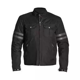 Helstons Jersey Fabric мотокуртка Black Grey Черный