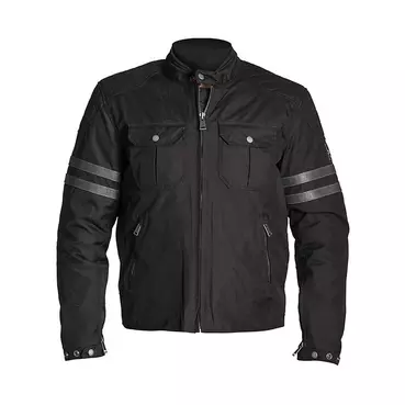 Helstons Jersey Fabric мотокуртка Black Grey Черный