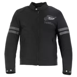 Helstons Jake Speed Tissu мотокуртка Black Grey Черный