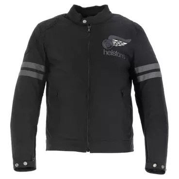 Helstons Jake Speed Tissu мотокуртка Black Grey Черный