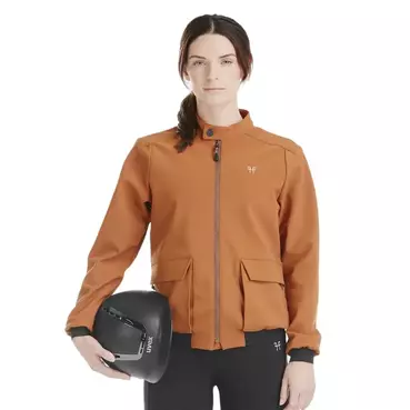 HORSE PILOT Teddy Damenjacke Gold Brown