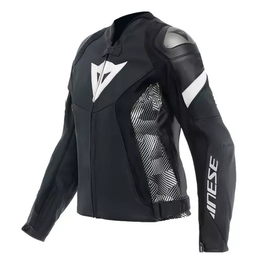Dainese Avro 5 Wmn Leather мотокуртка Black White Черный (размер: 40)