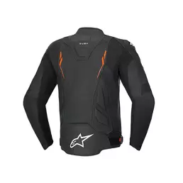 Alpinestars Dusk Airflow Leather мотокуртка Red Черный