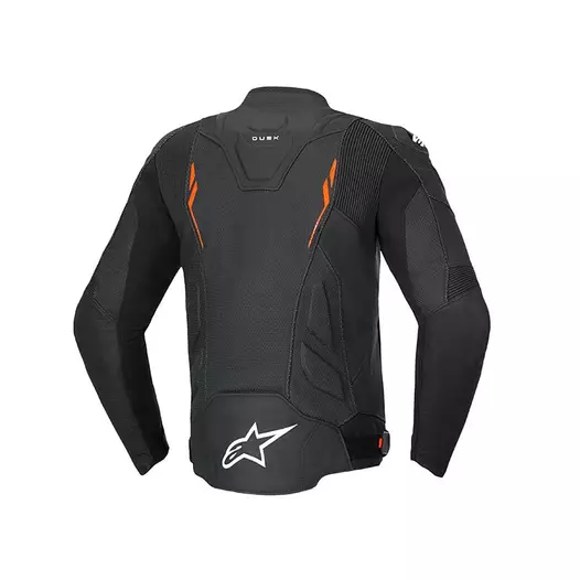 Alpinestars Dusk Airflow Leather мотокуртка Red Черный