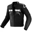 Spidi Evorider Leather мотокуртка Black White Черный (размер: 56)